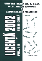 Licenta 2002. Teste grila (vol. III)