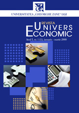 Revista Univers Economic Anul I, nr.1 (1), ianuarie-martie 2009